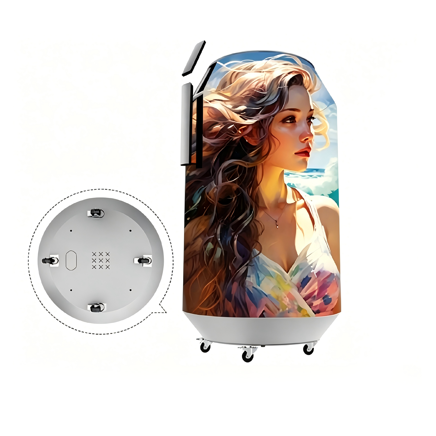 Can-Shaped Screen